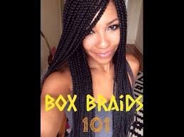 Top braids tutorials to upgrade your look. Box Braids On Natural Hair Youtube