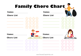 Free Family Chore Chart