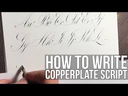 All fonts are in truetype format. How To Write Copperplate Calligraphy Alphabet Youtube