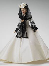1995 Barbie Doll As Scarlett O Hara Black And White Dress Doll Dress Barbie Dress Gone With The Wind