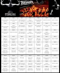 Insanity P90x Hybrid Calendar Fitness Routing Workout