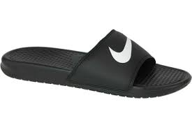 Nike has been putting the customizable/removable swoosh motif on heavy rotation lately. Nike Benassi Swoosh 312618 011 Slides Black Mens Synthetic For Sale Online