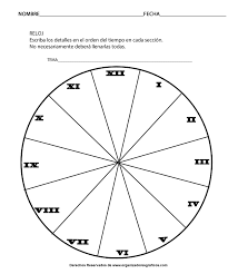 Organizadores Graficos Linea De Tiempo En Forma De Reloj Organizadores Graficos Organizador Grafico Estrategias De Comprension