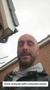 brick removal with a concrete screw thank you tiktok #repointing #chris  moles