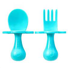Grabease Ergonomic Utensil Set Snuggle Bugz Canada S Baby Store