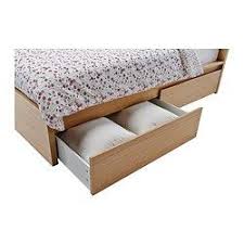 Malm Cadre Lit Haut 4rgt Plaque Chene Blanchi 160x200 Cm Ikea Malm Bed Frame High Bed Frame Malm Bed