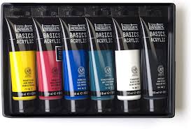 What to look for in acrylic paint. Amazon Com Liquitex Basics 6 Tube Acrylic Paint Set 118ml Arts Crafts Sewing Acrylic Paint Set Paint Set Liquitex