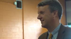 Congressman Ben Cline visits Rescue Mission to serve a meal