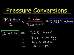 Gas Pressure Unit Conversions Torr To Atm Psi To Atm Atm To Mm Hg Kpa To Mm Hg Psi To Torr