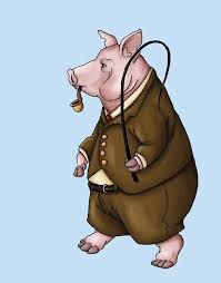 Animal Farm Pig 1 By Ursusarctos On Deviantart Pig Farming Animal Farm Orwell Pig Art