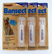 Set Of 3 10 Fl Oz Each Dog Sergeants Bansect Squeeze On Flea And Tick Control For Dogs Over 33 Lbs Pounds Tick Control Tick Control For Dogs Flea And Tick