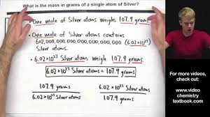 See full list on angelo.edu Calculate The Mass Of A Single Atom Or Molecule Youtube