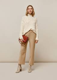 Invest in a camel topper, a versatile piece that goes with everything. Camel Sonia Tapered Trouser Whistles Whistles