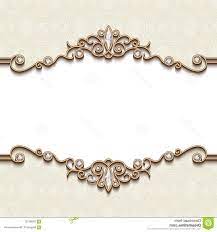 Elegant Gold Jewelry Stock Illustration Gold Jewelry Frame Vintage White Divider Element Elegant Backgr Background Vintage Floral Border Design Diamond Vector