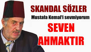 Diyanet i̇şleri bakanı ali erbaş'ın ziyaret ettiği kadir mısıroğlu, atatürk'ü sevmediğini bir kez daha yineleyerek, eğer bir müslüman atatürk'ü seviyorum derse ya ahmaktır ya sahtekardır ifadesini. Misiroglu Bildigimiz Gibi Ataturk U Seven Ahmaktir