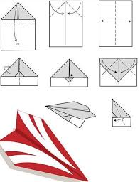 More images for cara membuat kapal terbang kertas » Pesawat Diperbuat Daripada Kertas Skim Origami