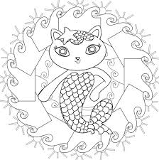 All you need is photoshop (or similar), a good photo, and a couple of minutes. Coloring Page Gabby S Dollhouse Mandalas Mercat 9