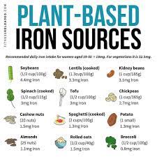 Iron By Fitnessreloaded How To Get Your Daily Iron Requirement From Plants Daily Iron Intake Daily Iron Iron Intake