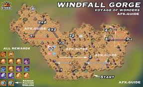 Aujourd'hui, un voyage à l'étranger est devenu quotidien. Windfall Gorge Map Guide Voyage Of Wonders Afkarena
