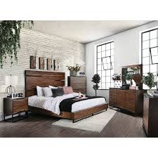 Transform your bedroom into a western style bedroom with these reclaimed barnwood beds made of materials that allow them to be both sturdy and unique in design. Fulton Panel Bedroom Set By Furniture Of America Furniturepick