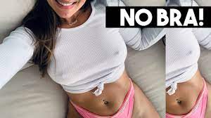 Why I Don't Wear A Bra [Natural Breasts Alert] ♡ - YouTube