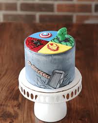 Create an easy, sturdy base structure for lauren's wonderful waffle cake. Avengers Cake Design Images Avengers Birthday Cake Ideas