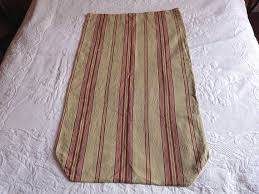 Vintage Ticking Mattress Cover Case Handmade W French Red Striped Linen Ticking Fabric Striped Mattress Toile Fr French Fabric Ticking Fabric Mattress Covers