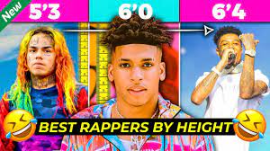 Well, he's more like 6'2''. Best Rappers By Height 5ft 7ft Youtube