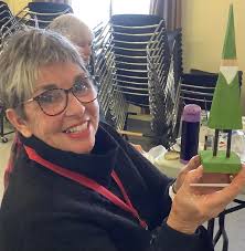 Campbell River Grandmothers to Grandmothers are making fun, pretty and  unique items. Choose traditional red or Darlane's modern green little tree,  designed by Lyn. What a talented team! Just one fun item