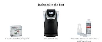 Water reservoir saves time when making multiple cups. Amazon Com Keurig K250 Coffee Maker Single Serve K Cup Pod Coffee Brewer With Strength Control Oasis Kitchen Dining