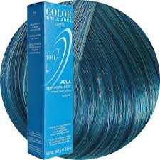 Ion Color Brilliance Brights Semi Permanent Hair Color Aqua Ion Http Www Amazon Com Dp B00 Semi Permanent Hair Color Hair Tips Dyed Blue Permanent Hair Color