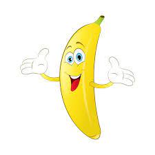 Cheerful Cartoon Banana On A White Background Cosas Lindas Para Dibujar Dibujos Animados Dibujos
