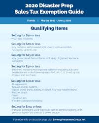 Hurricane Prep The Tax Free Holiday Synergy Insurance