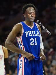 The moment was caught on camera. Crying Jordan On Twitter Joel Embiid Rn Credit Bighurtrocks