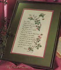 Some simply don't want to be bothered by following the details of a counted. Counted Cross Stitch Inspirational Religious And 50 Similar Items