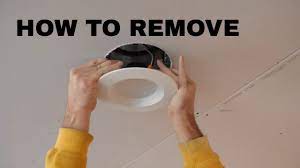 Traditional recessed lighting fixtures installation problems. How To Remove A Halo Can Light Youtube