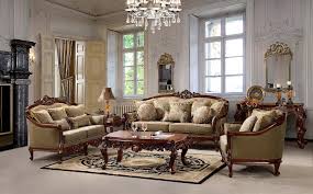 Victorian traditional living room furniture sets. Upholstered Wood Couch Formal Sofa Living Room Furniture Set