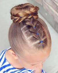 Dress Up The Same Old Bun Hair Styles Little Girl Hairstyles Hot Hair Styles