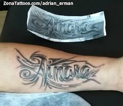 Ainara es un nombre muy especial y muy poco escuchado. Tatuaje De Ainara Nombres Letras