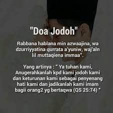 Check spelling or type a new query. Doa Agar Cepat Dapat Jodoh Cantik