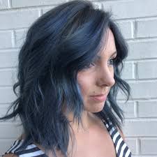 Deep purple blue hair salons long hair styles color beauty colour beleza lounges. 8 Denim Blue Hair Color Ideas And Formulas Wella Professionals