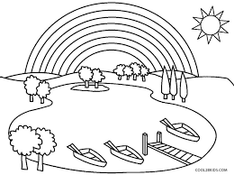 This miracle is a rainbow. Free Printable Rainbow Coloring Pages For Kids