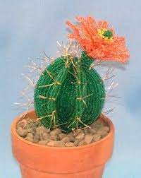 Cactus wrens are common in our desert southwest. Flowering Cactus Sova Enterprises Beaded Flowers French Beaded Flowers Crochet Flowers