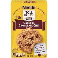 Nestle Toll House Oatmeal Chocolate Chip Cookies Ready To Eat 7 Oz Box Walmart Com Oatmeal Chocolate Chip Cookies Chocolate Chip Oatmeal Chip Cookies
