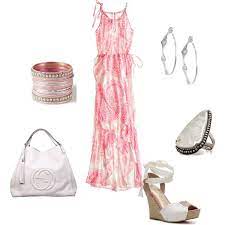 Beach Wedding Guest By Dennykimble On Polyvore Beach Wedding Attire Beach Wedding Guest Dress Beach Wedding Outfit