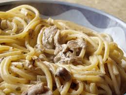 Spaghetti Funghi Champignon E Panna Panciapiena