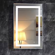 4mm Silver Led Light Mirror Touch Sensor Switch Bathroom Mirror View Led Light Mirror Touch Sensor Switch Szs Product Details From Yiwu Shuang Zhe Bathroom Co Ltd On Alibaba Com
