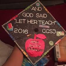 Graduation Cap Education Major Elementary Teacher Teacher Graduation Cap Graduating Teacher Education Graduation Cap