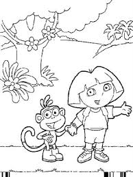 All dora's coloring images allow you to vary the scenes where you can find your favorite super hero, and if you have the imagination you can reconstruct an entire story with all the proposed drawings! Kids N Fun Com 84 Coloring Pages Of Dora The Explorer