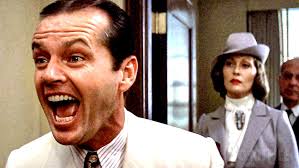 Jack Nicholson insults a mouthy banker